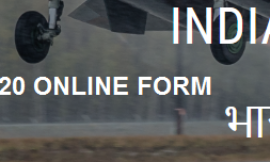 Indian Airforce AFCAT 2020 Online Form