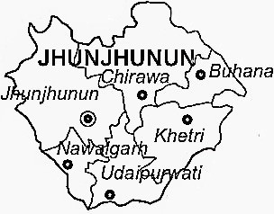 Jhunjhunu-map