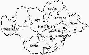 Nagaur-District-Map