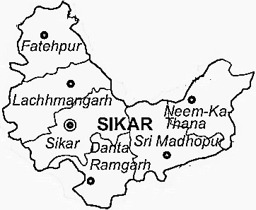 Sikar Map