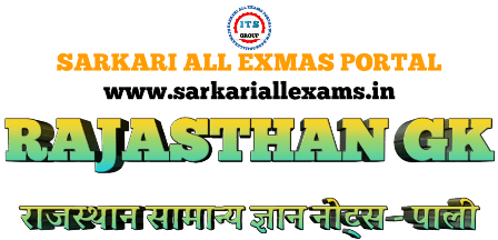 You are currently viewing Rajasthan GK in hindi PDF District wise-Pali