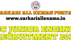 SSC Junior Engineer JE Recruitment 2020