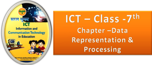 ICT - Class 7th - Chapter - 2- Data Representation & Processing -1