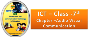 ICT - Class 7th - Chapter - Audio Visual Communication-1