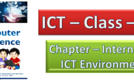 ICT – Class 6th – Chapter – Internet &  ICT Environment -Internet Browser and it’s fuctions