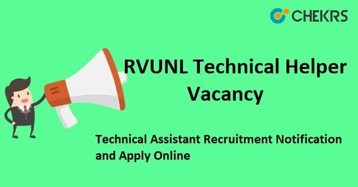 Rajasthan RVVUNL Technical Helper III Online Form 2022