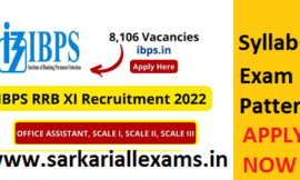 IBPS RRB XI Recruitment 2022 Online Form